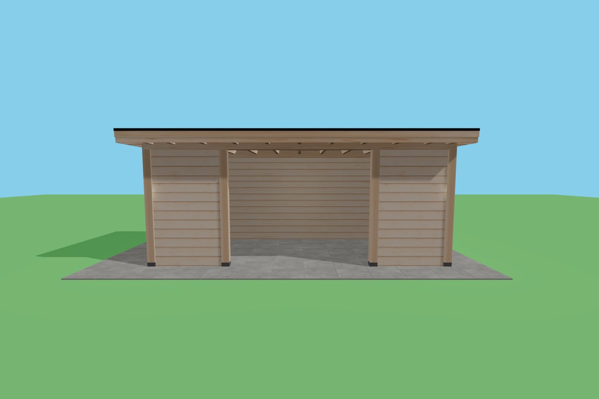 Houten veranda's
