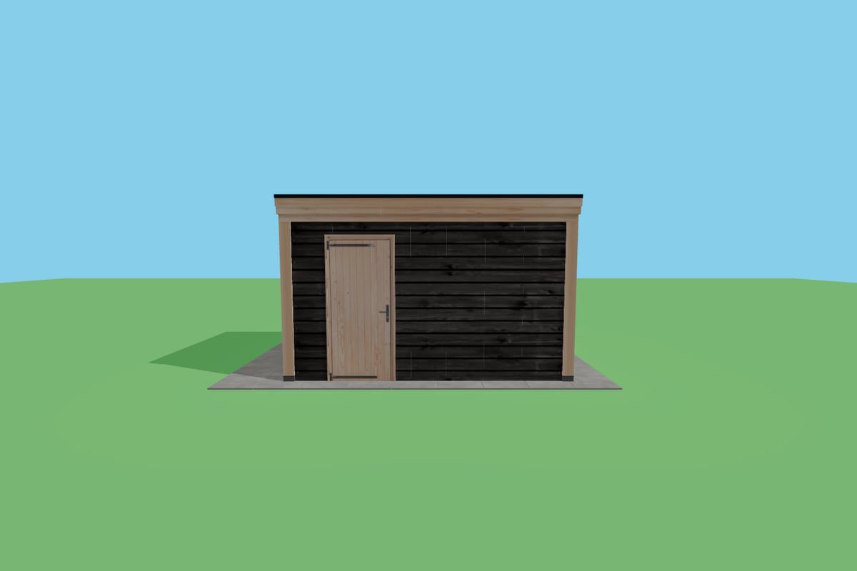 Brinkveld Shed Noir: tuinberging op maat